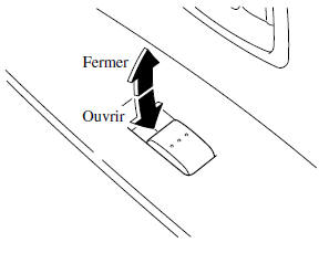 Mazda 5. Utilisation du lève-vitre électrique côté passager